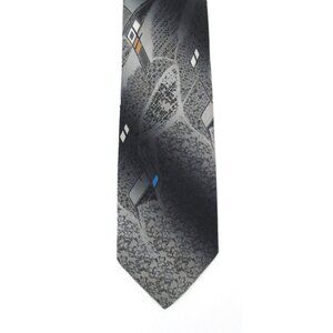 Vintage 70s Wembley Men's Wide Necktie Artistic Abstract USA Made 57x3.75"